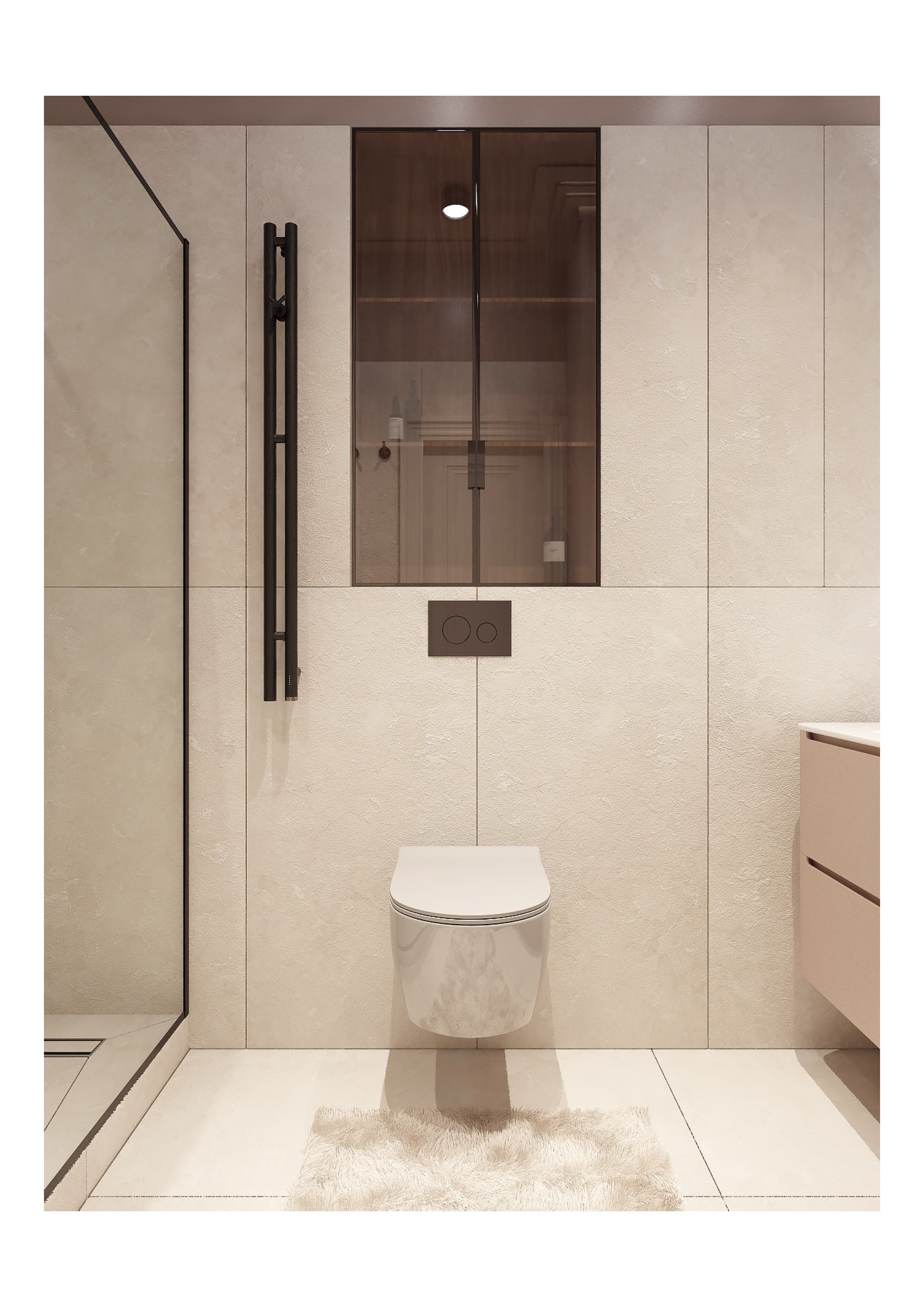 Санузел - современная отделка