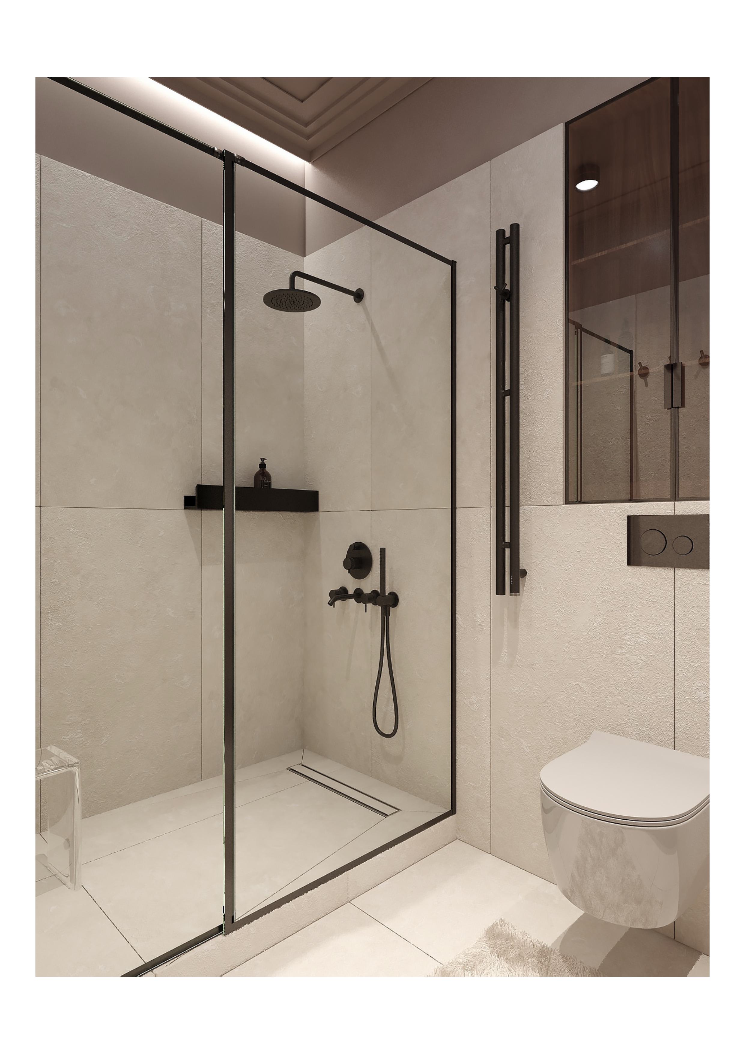 Санузел - современный интерьер